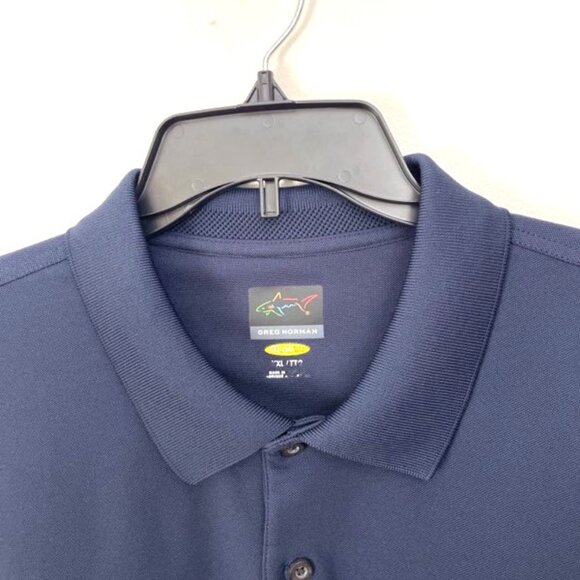UVA Greg Norman Polo Shirt Men's XXL Navy Blue University of Virginia Cavaliers - Picture 3 of 6